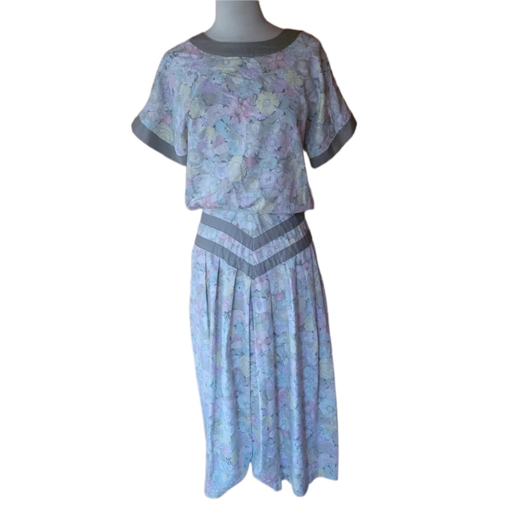Vintage Chimney Ridge Floral Career Dress‎